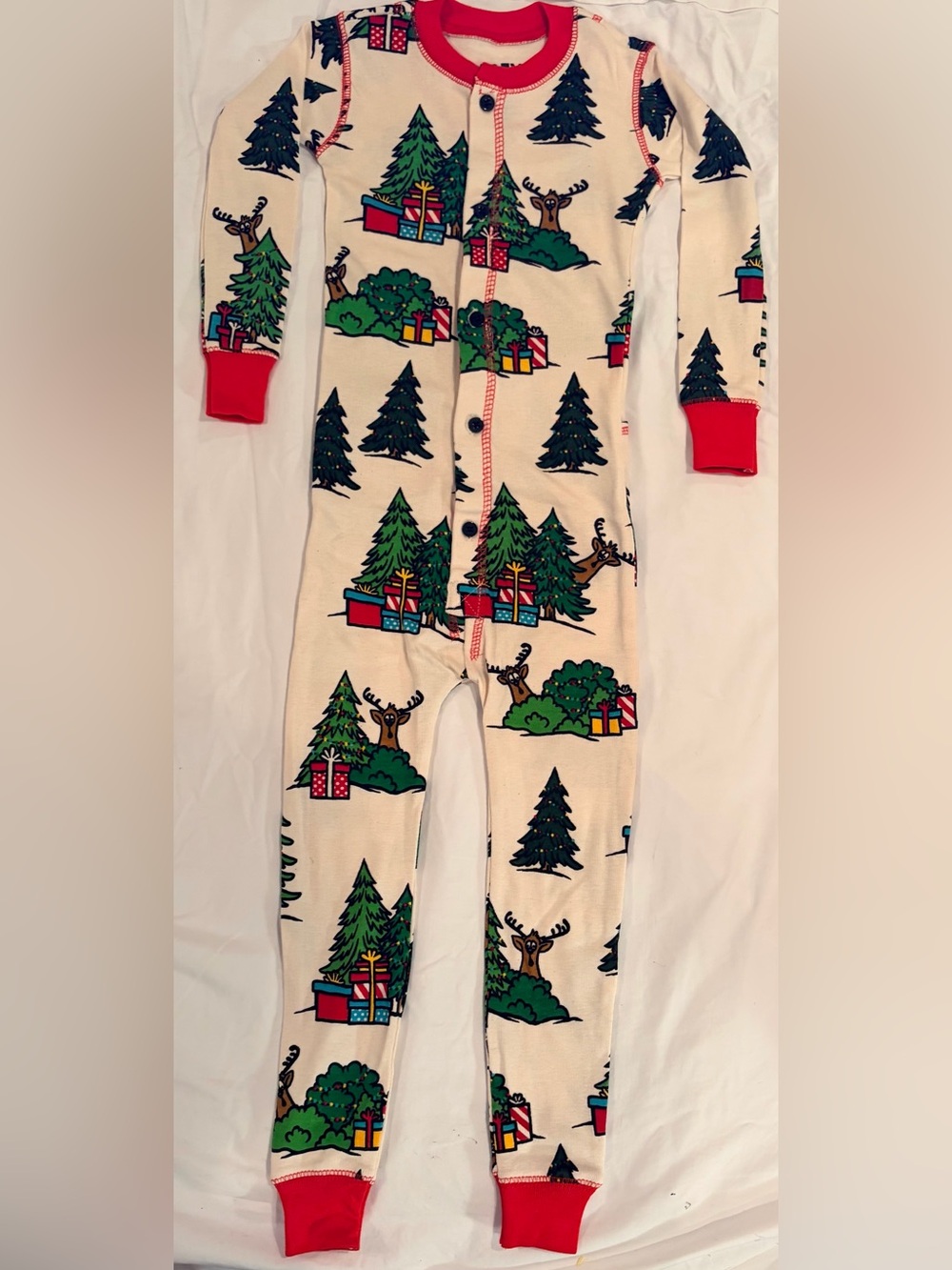 Lazy One bright colorful 1 piece holiday sleepwear sz 3T NWOT